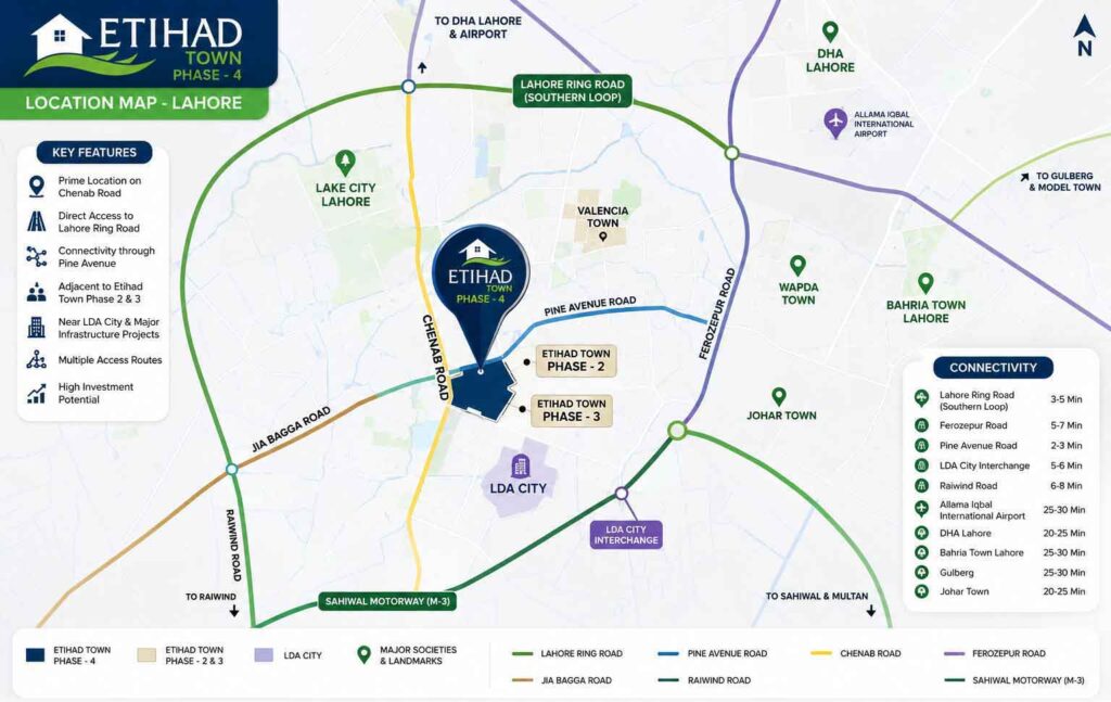 location-etihad-town-phase-4-lahore